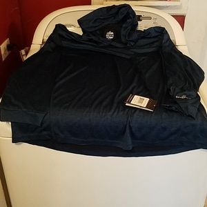 Mens spalding dri power ls hooded shirt sz XL NWT